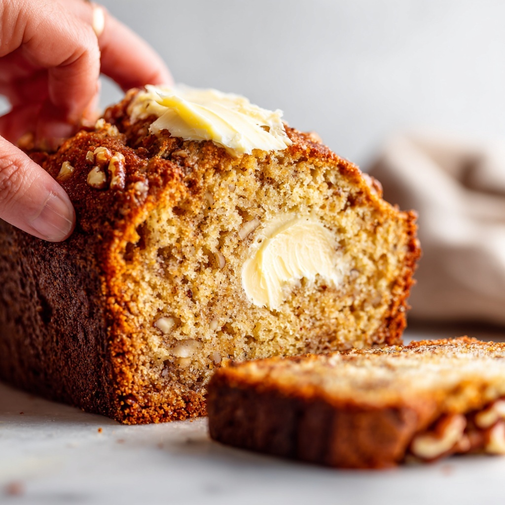 Cream Cheese Banana Bread Recipe - Recipe Image