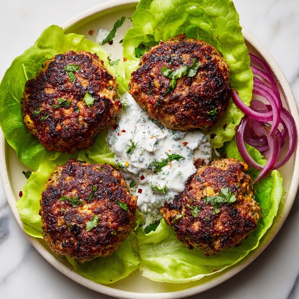 Greek Chicken Burgers Recipe - Recipe Image
