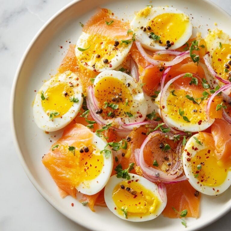 Lox and Eggs with Onions Recipe