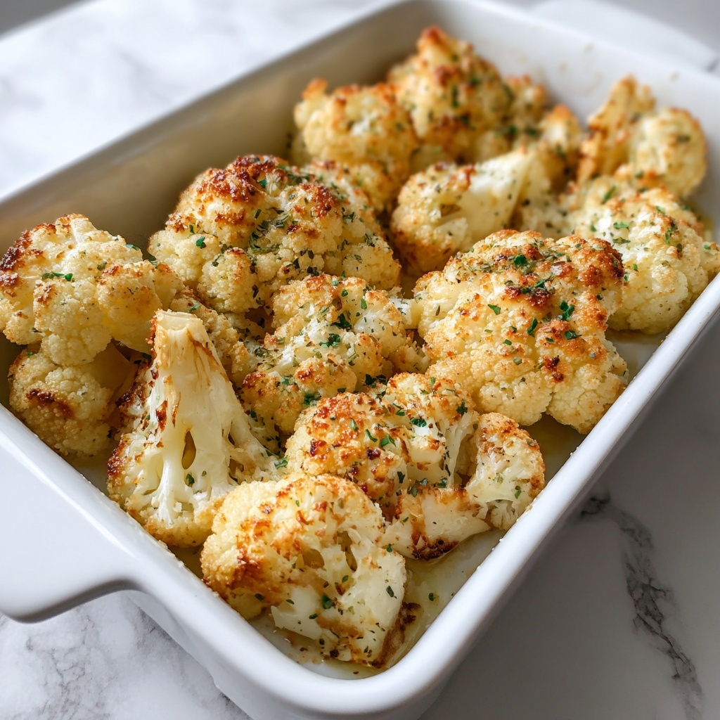 Baked Cauliflower with Parmesan and Paprika Recipe - Recipe Image