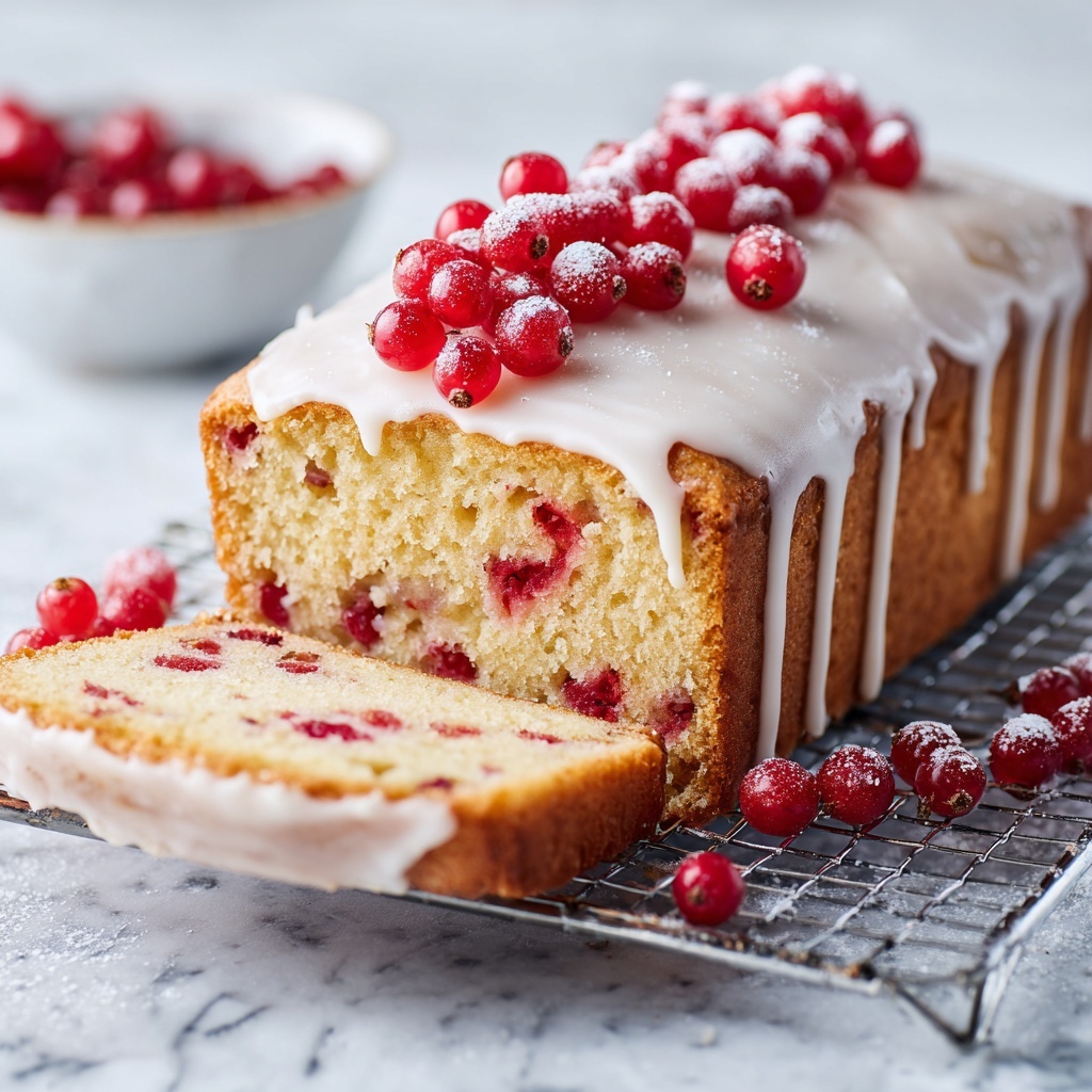 Cranberry Orange Bread with Orange Glaze Recipe - Recipe Image
