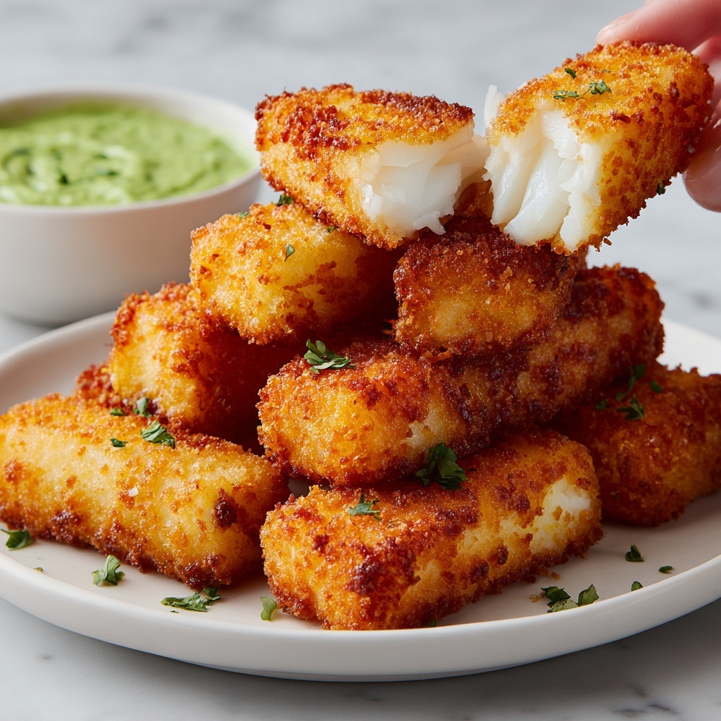 Homemade Salmon Fish Fingers Recipe - Recipe Image