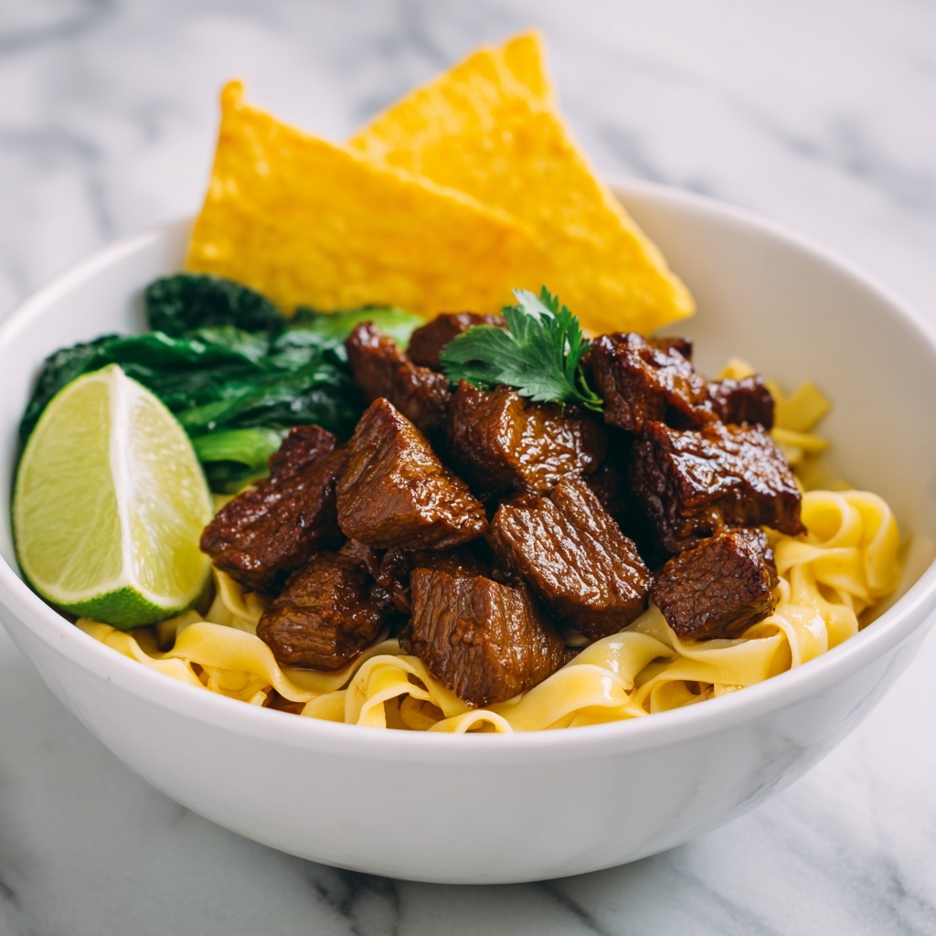 Curry Goat Noodles Recipe - Recipe Image