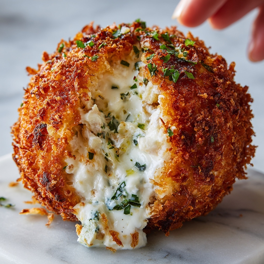 Crispy Potato Croquettes with Creamy Chicken Filling Recipe - Recipe Image