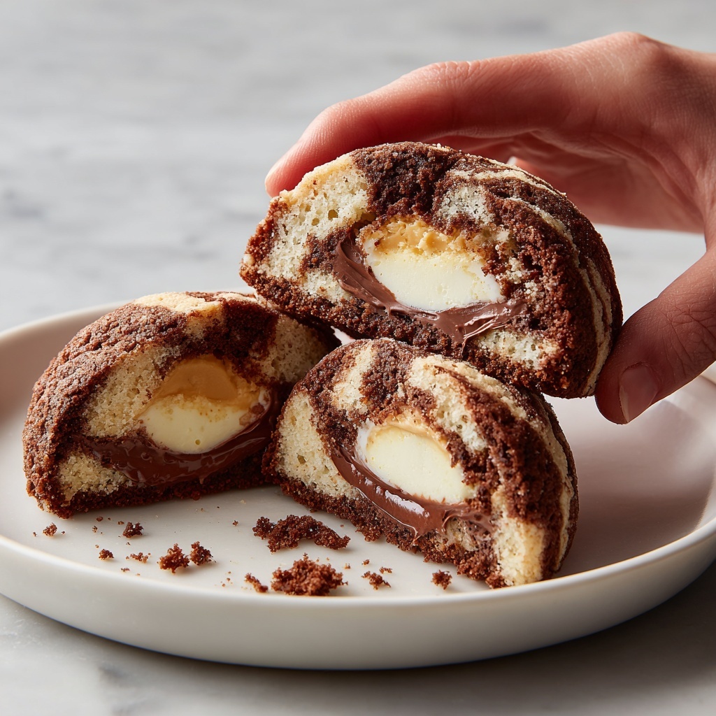 Peanut Butter Brownie Swirl Cookies Recipe - Recipe Image