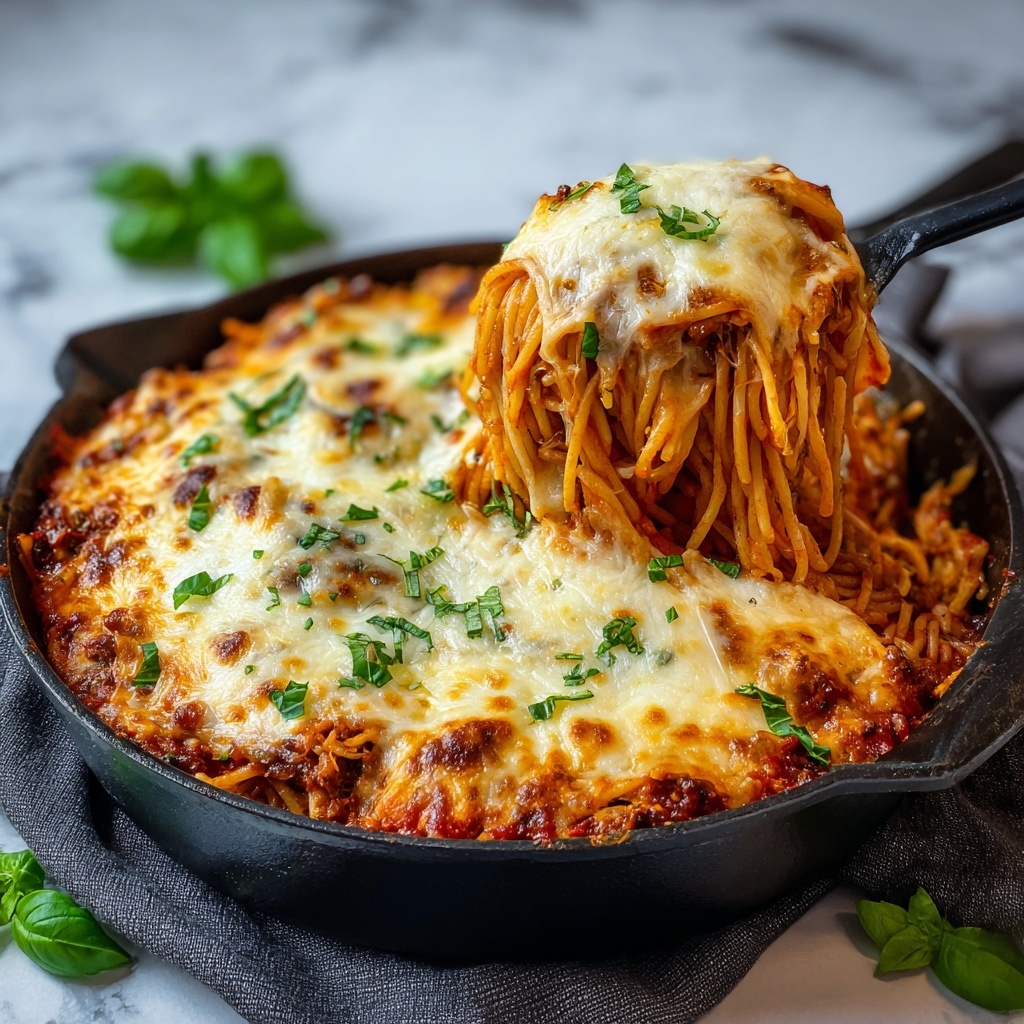 Million Dollar Spaghetti: The Ultimate Cheesy Baked Pasta for Family Dinner Recipe - Recipe Image