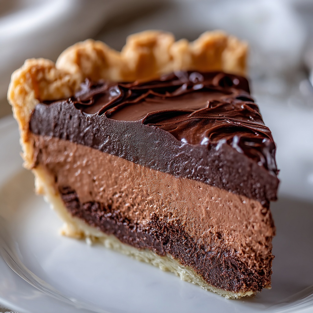 Hot Fudge Pie Recipe - Recipe Image
