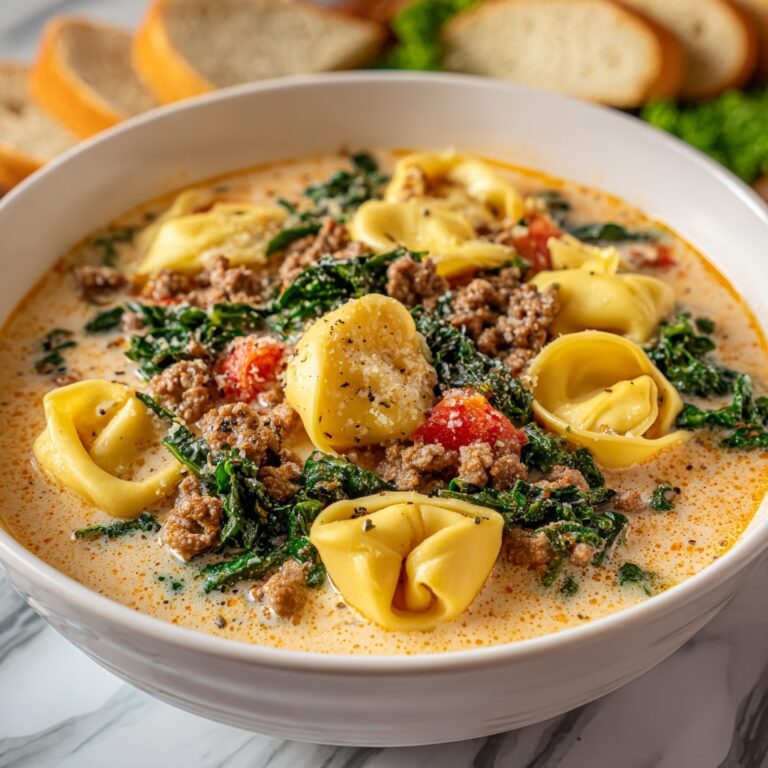 Spicy Sausage and Tortellini Soup Recipe