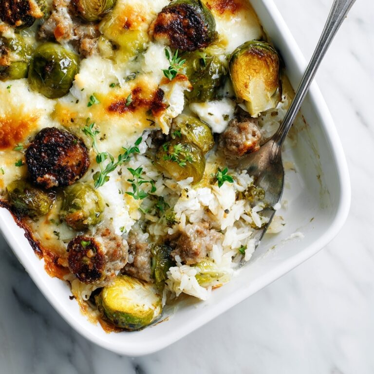 Sausage and Brussels Sprouts Casserole Recipe