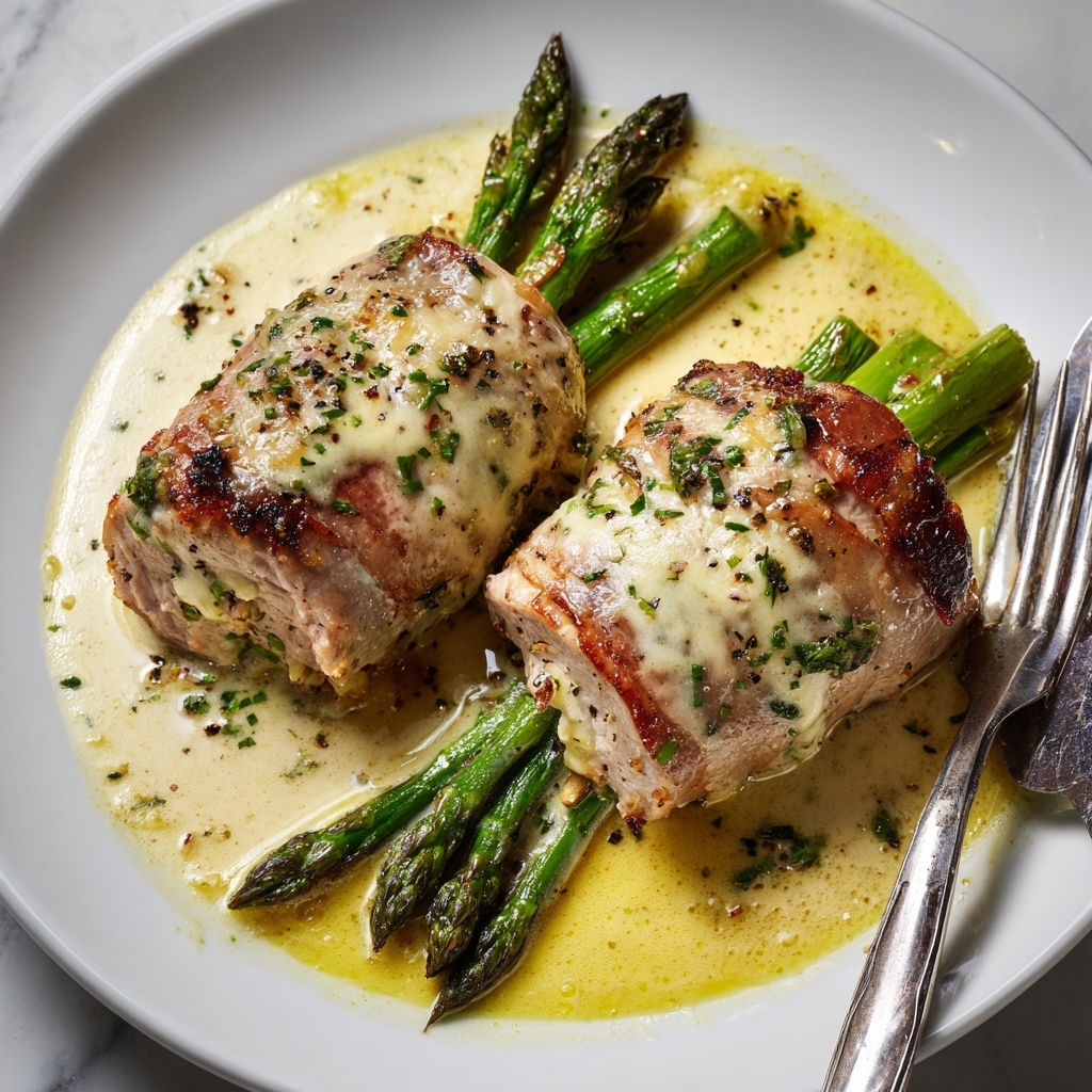 Asparagus Stuffed Chicken Recipe - Recipe Image