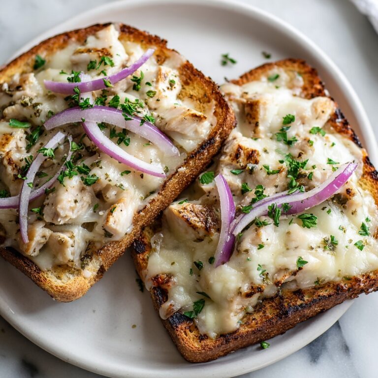 French Bread Chicken Alfredo Pizza Recipe