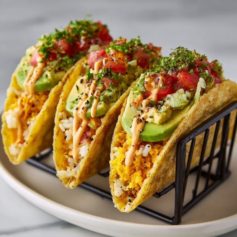 Spicy Tuna Sushi Tacos Recipe