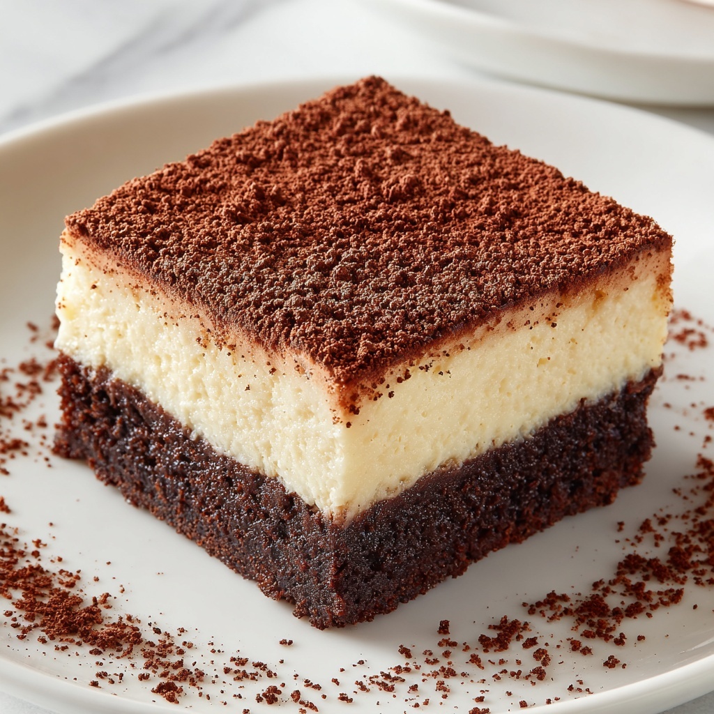 Tiramisu Brownies Recipe - Recipe Image