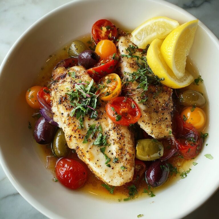 Mediterranean Baked Fish: A Flavorful Dinner Delight Recipe