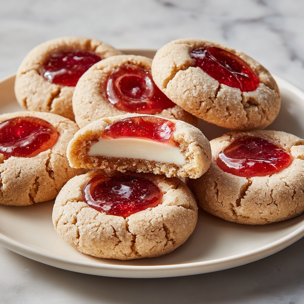 Strawberry Cheesecake Stuffed Cookies Recipe - Recipe Image