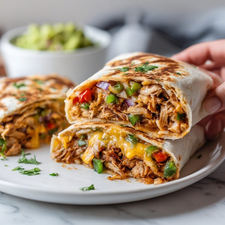 Easy Chicken Fajita Wraps Recipe