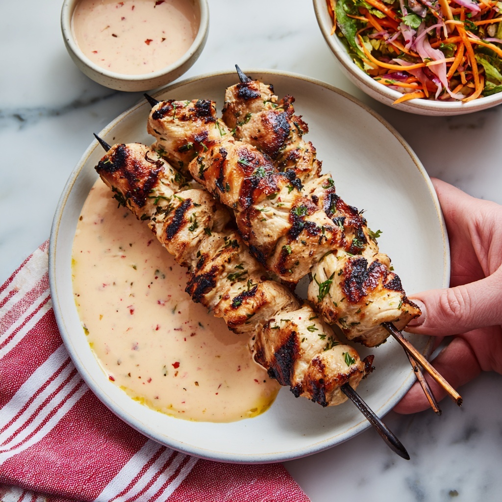 Firecracker Chicken Kabobs with Colorful Veggies Recipe - Recipe Image