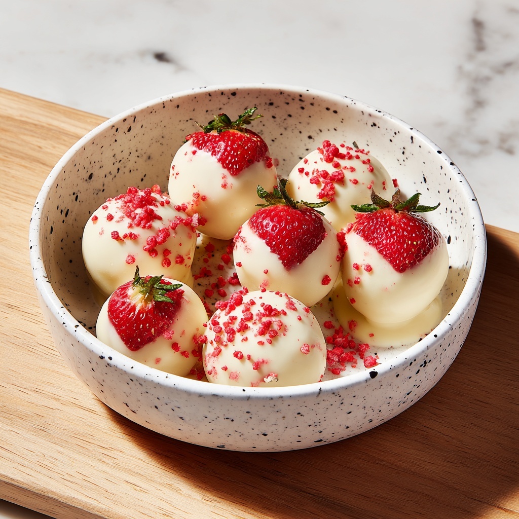 Strawberry Cake Balls Recipe - Recipe Image