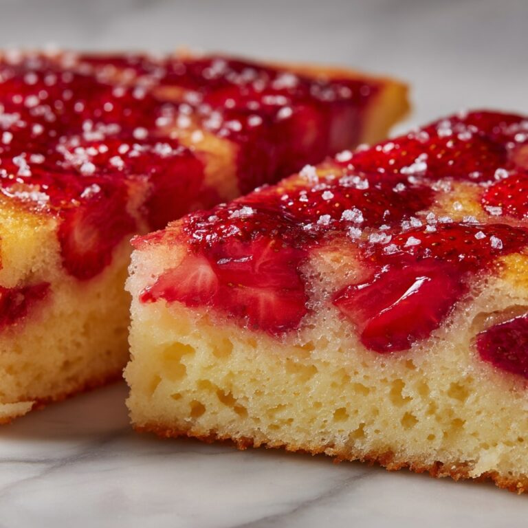 Nana’s Strawberry Rhubarb Cake Recipe