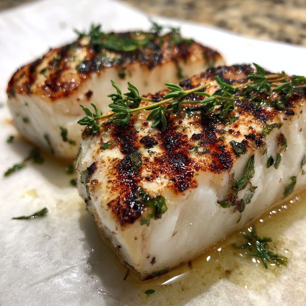 Crispy Pan-Fried Cod Fish Recipe - Recipe Image