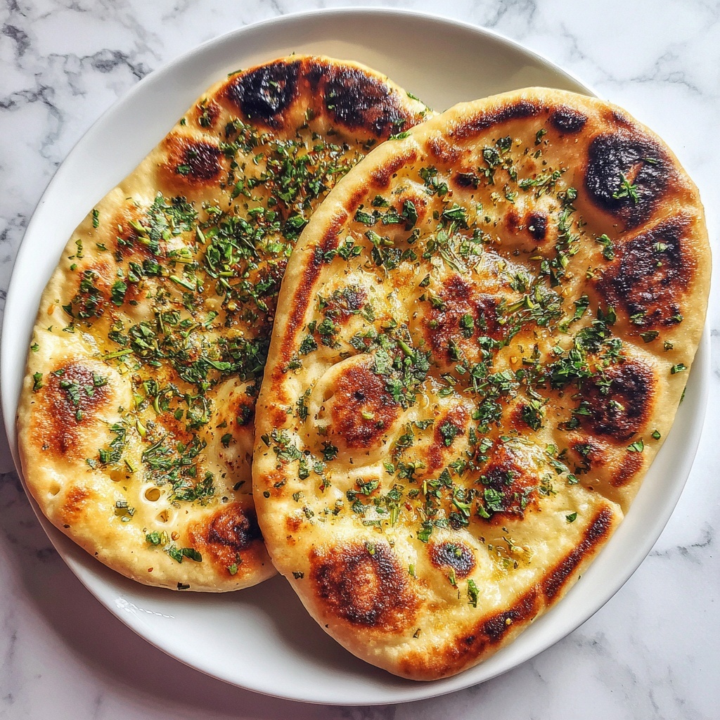 Homemade Naan Bread Recipe - Recipe Image