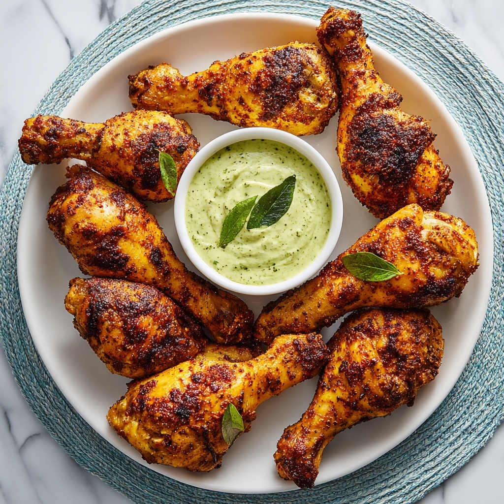 Peruvian-Style Roast Chicken with Green Sauce Recipe - Recipe Image