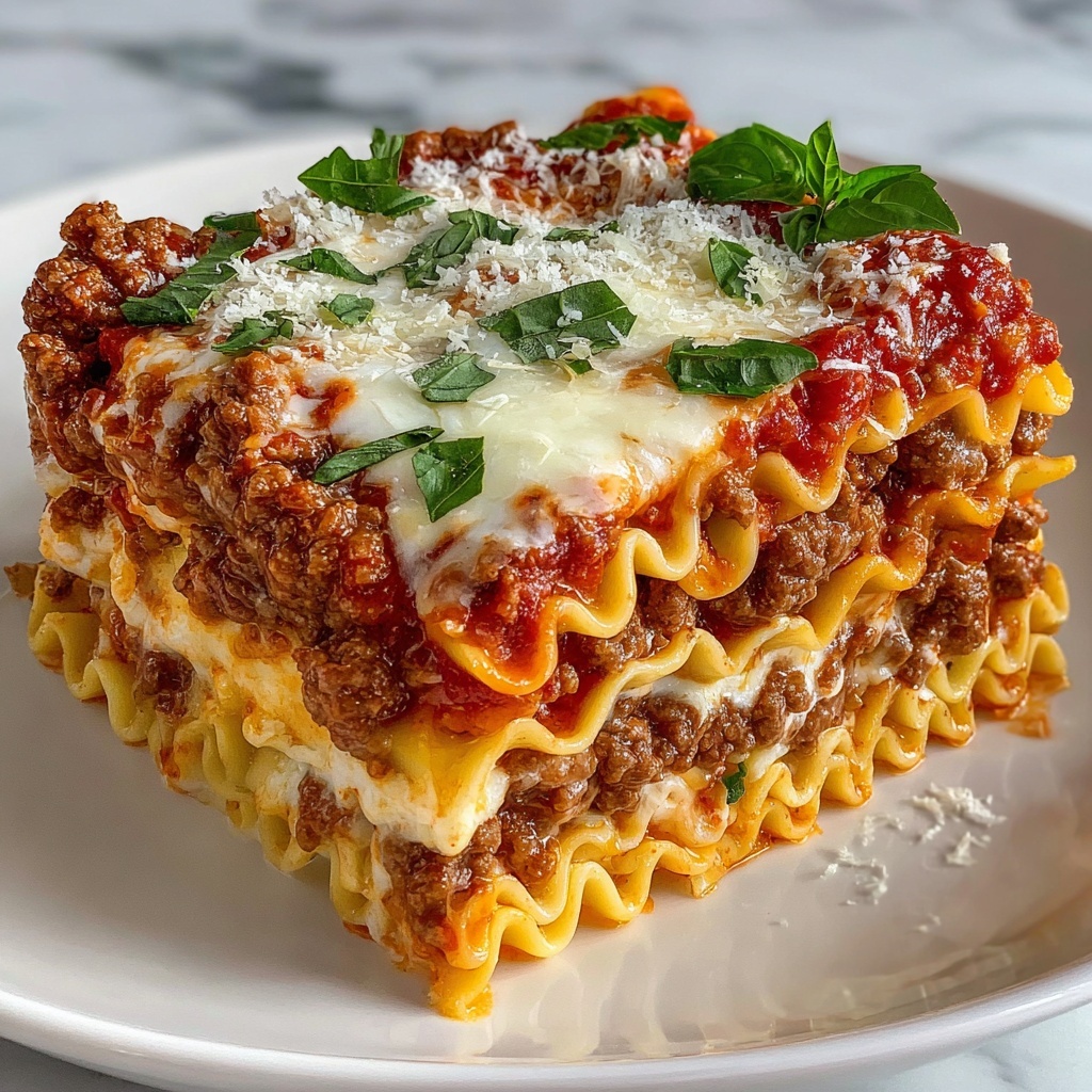 Easy Bow Tie Pasta Lasagna Recipe - Recipe Image
