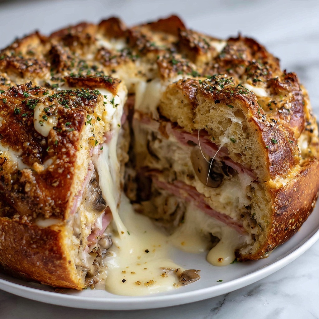 Chicken Cordon Bleu Stromboli Recipe - Recipe Image