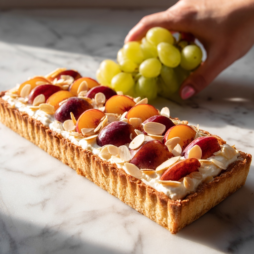 Apricot Almond Tart Recipe - Recipe Image