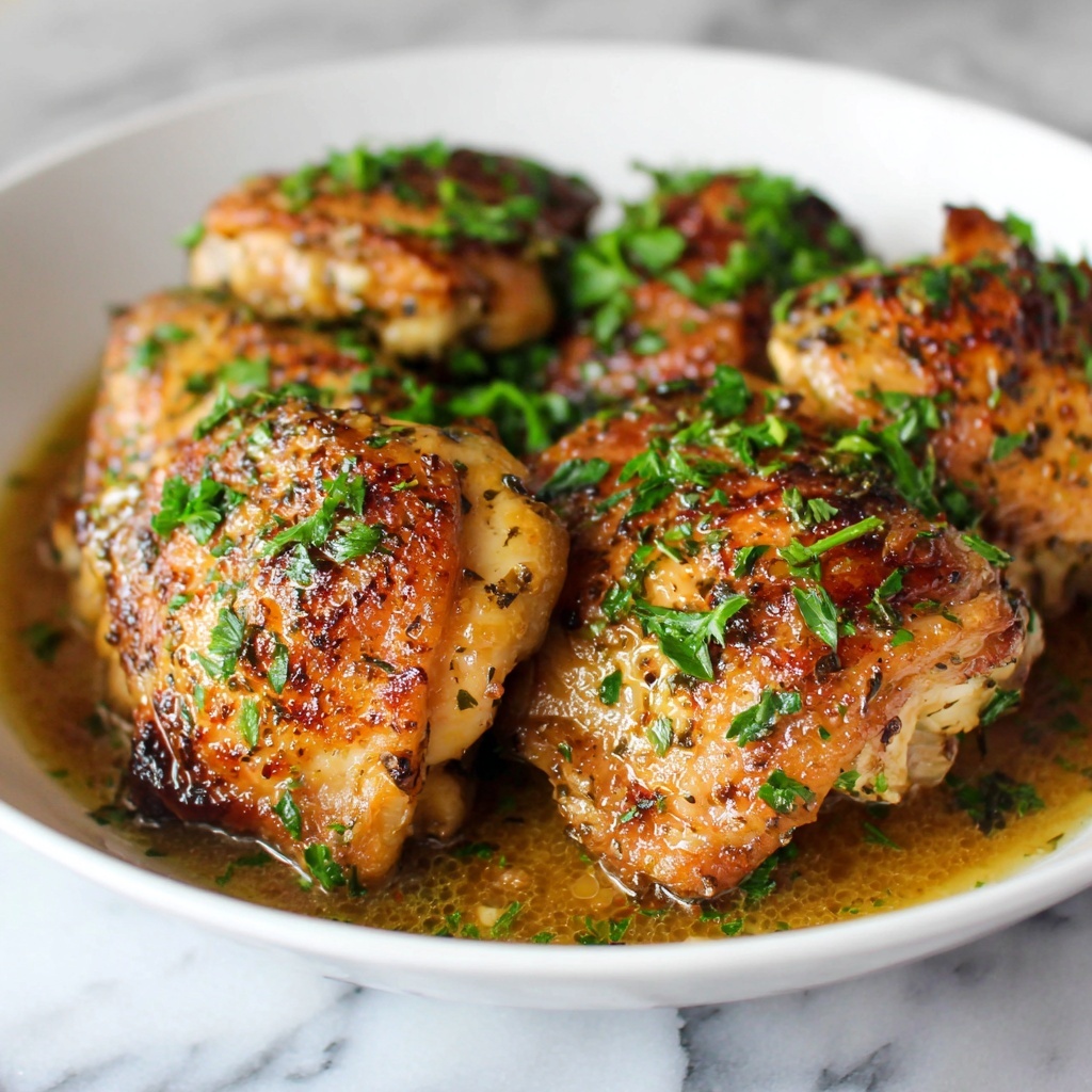 Instant Pot Lemon Butter Chicken Thighs Recipe - Recipe Image