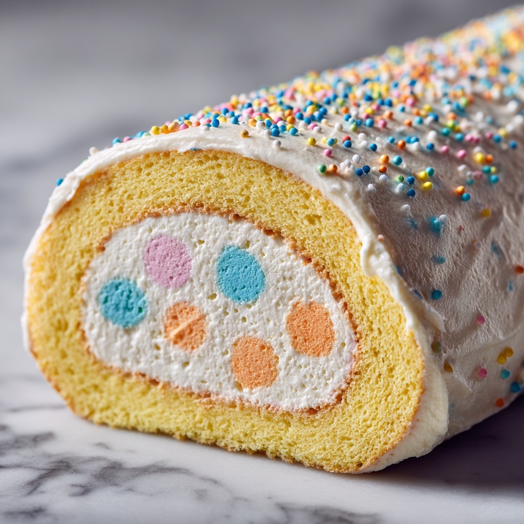 Easter Cake Roll Recipe - Recipe Image