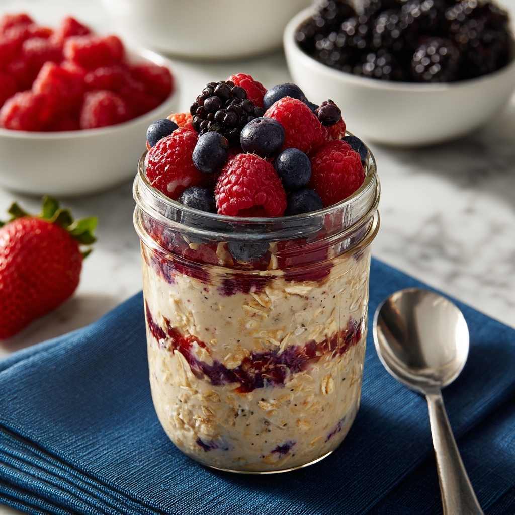 Berry Blast Overnight Oats Recipe - Recipe Image