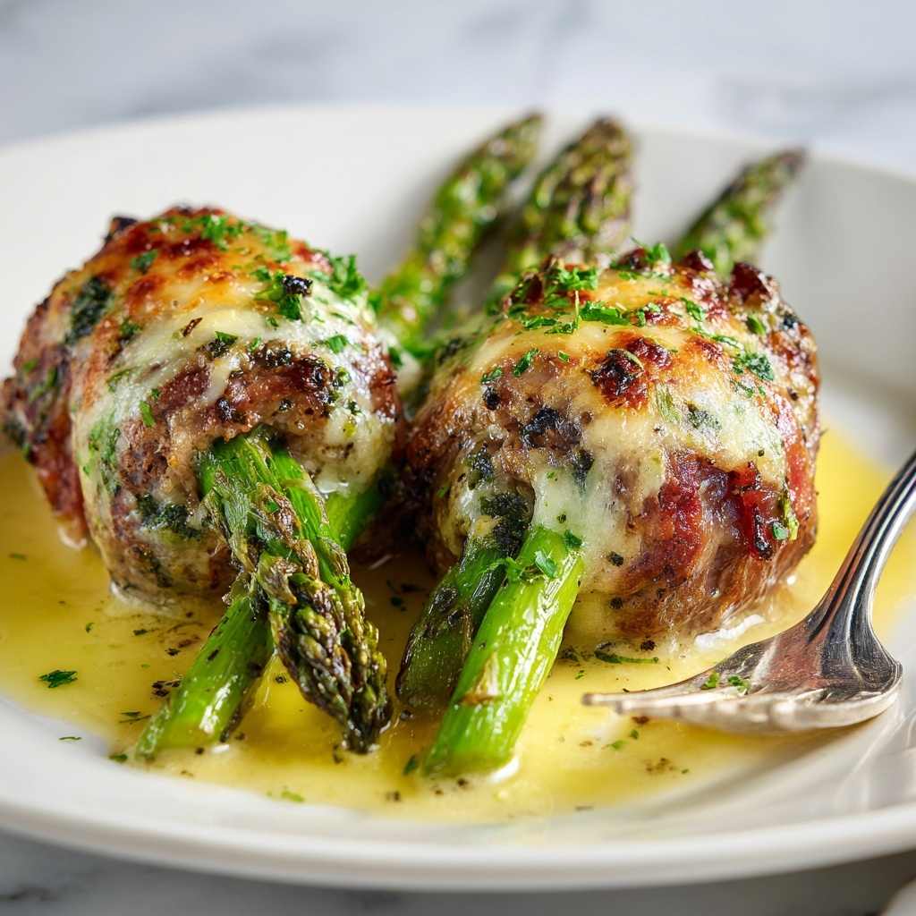 Asparagus Stuffed Chicken Recipe - Recipe Image
