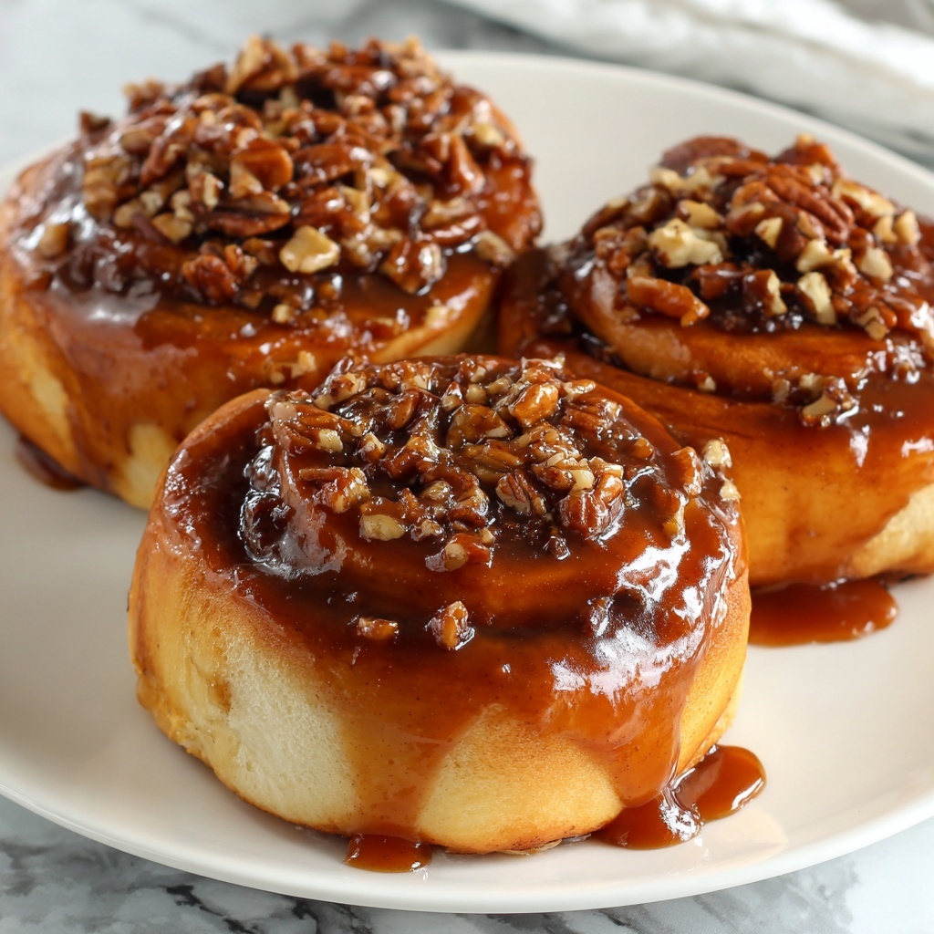Easy Sticky Pecan Cinnamon Buns Recipe - Recipe Image