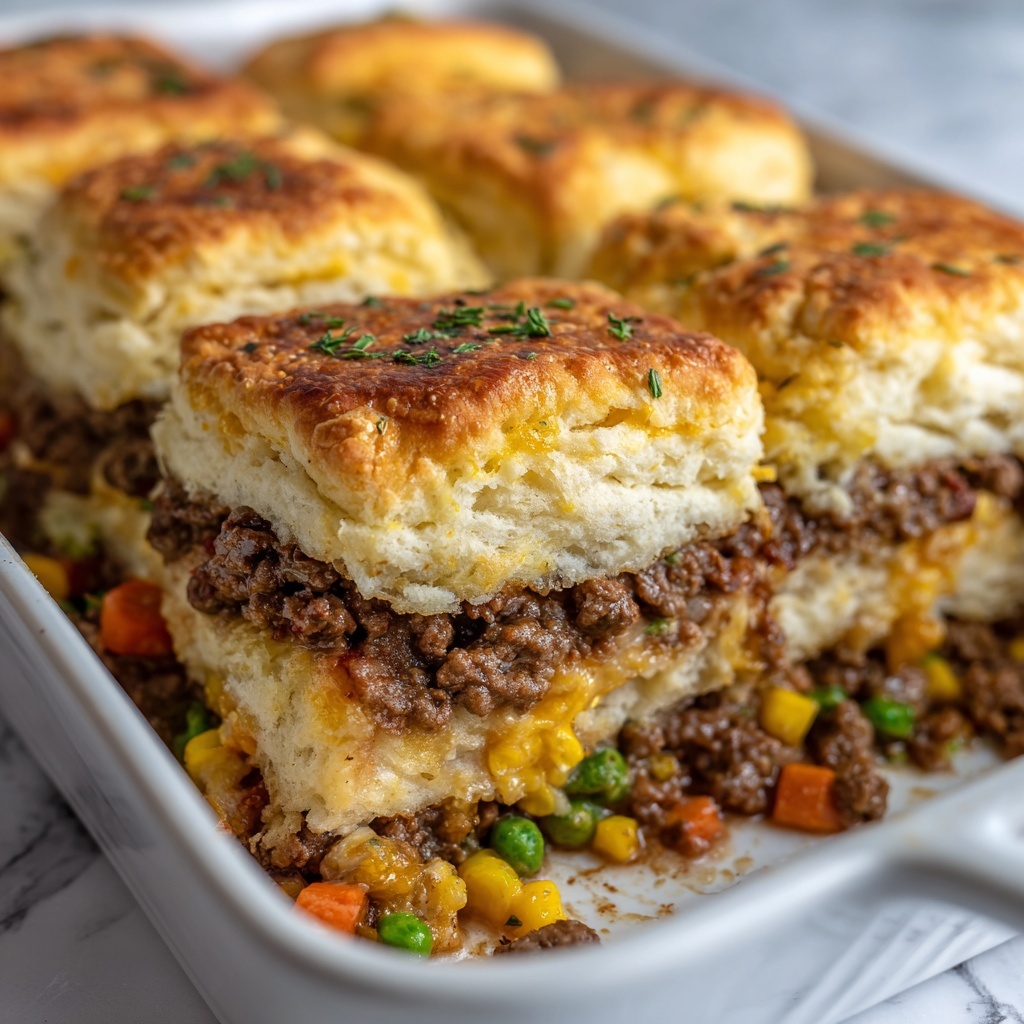 Chicken and Biscuit Casserole Recipe - Recipe Image