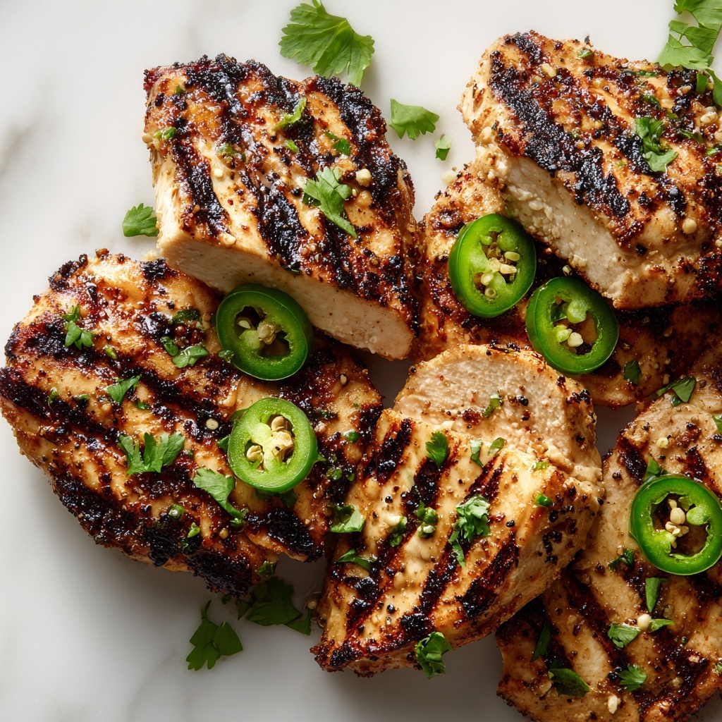 Smoky Jalapeño Popper Soup with Grilled Chicken Recipe - Recipe Image