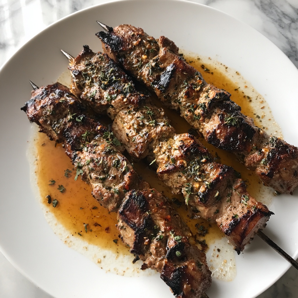 Greek Beef Souvlaki Recipe - Recipe Image