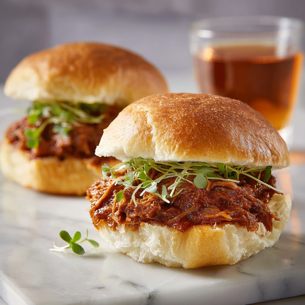 Slow Cooker French Dip Sandwiches Recipe - Recipe Image