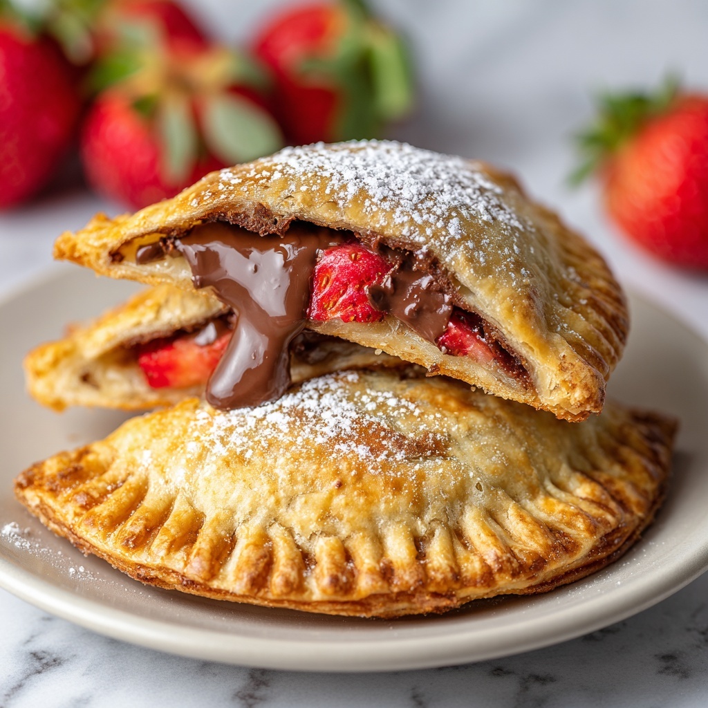 Strawberry Nutella Hand Pies Recipe - Recipe Image