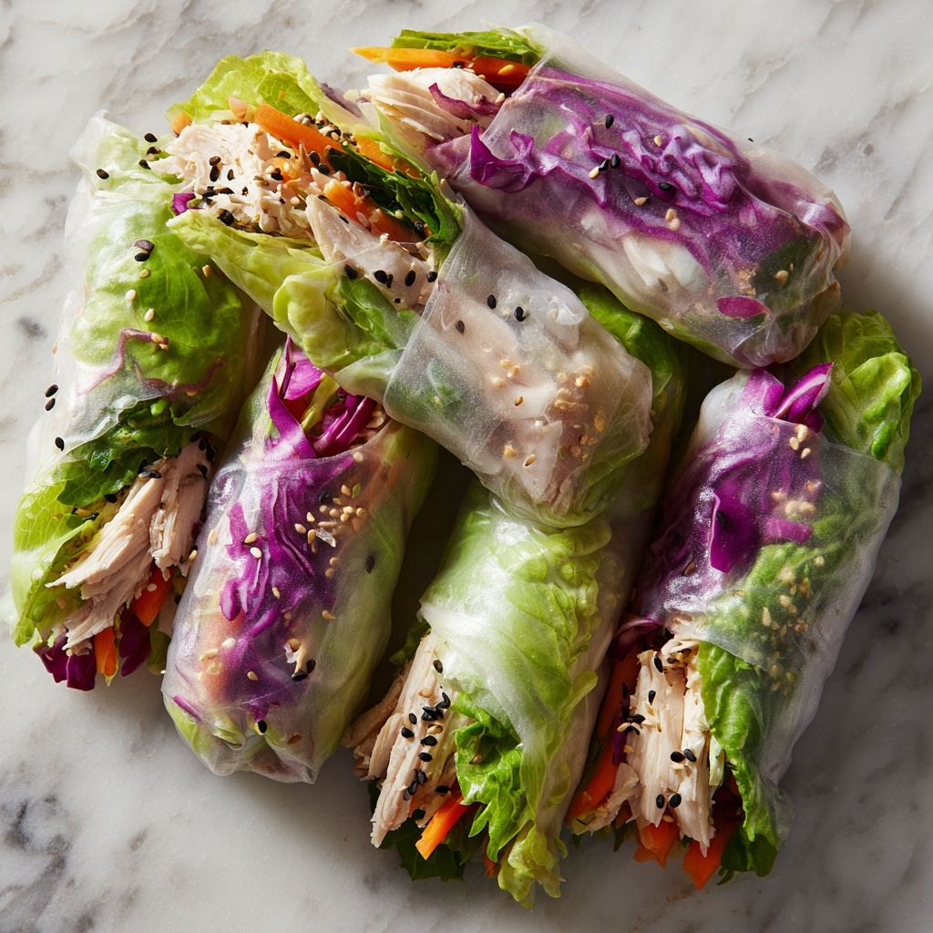 Chicken Spring Rolls with Hoisin Peanut Dipping Sauce Recipe - Recipe Image