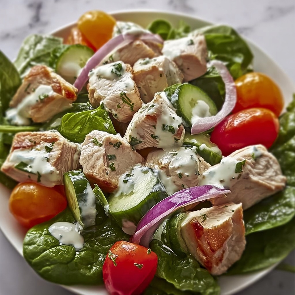 Tzatziki Chicken Salad Recipe - Recipe Image