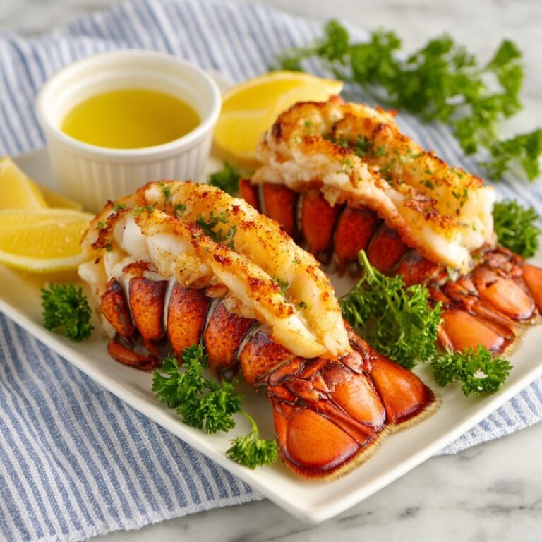 Butter-Basted Broiled Lobster Tails Recipe