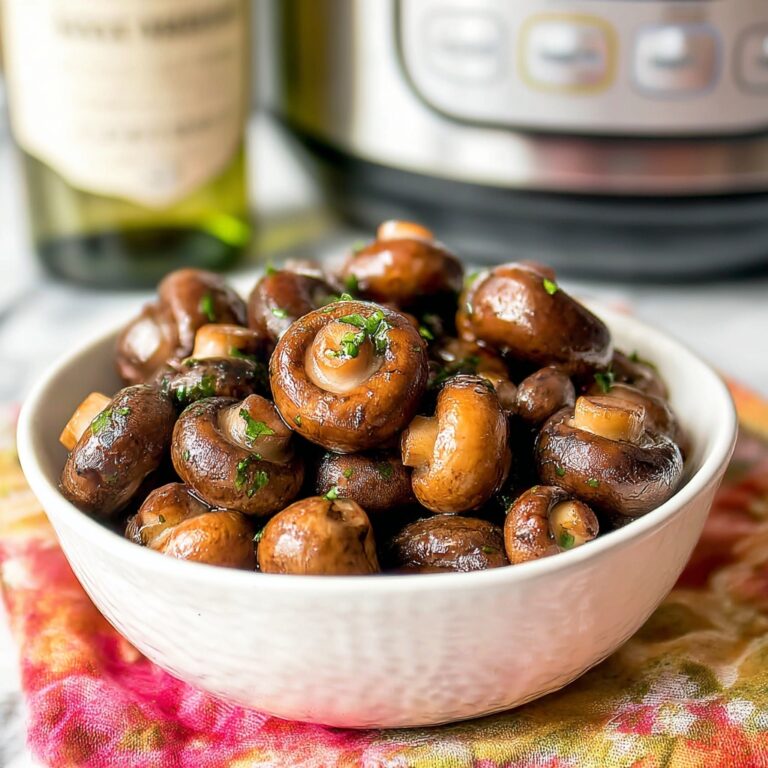 Slow Cooker Burgundy Mushrooms Recipe