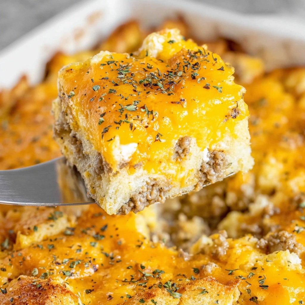 Everything Bagel Breakfast Casserole Recipe - Recipe Image