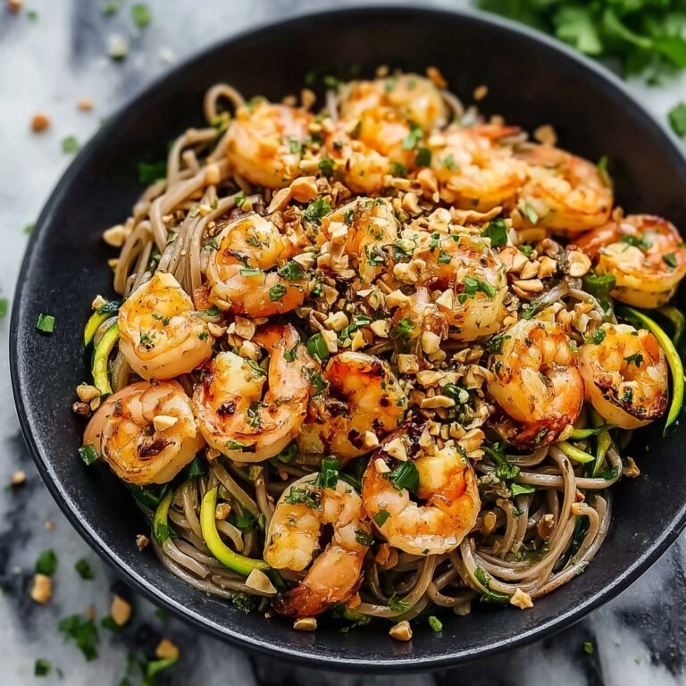Zucchini Noodle Shrimp Pad Thai Recipe