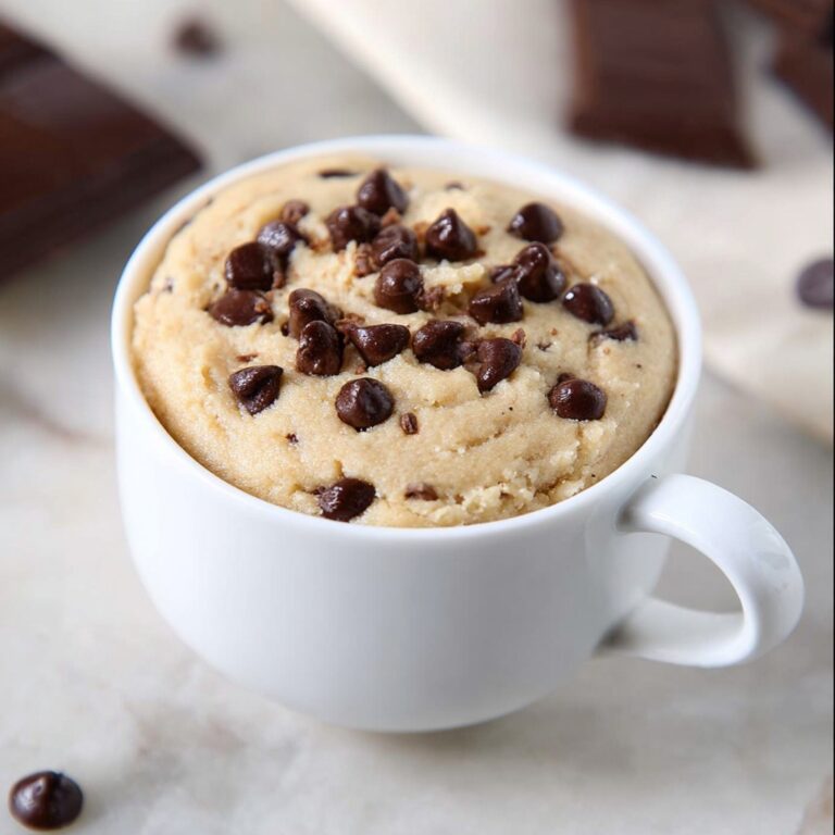 Chocolate Chip Mug Cake Recipe