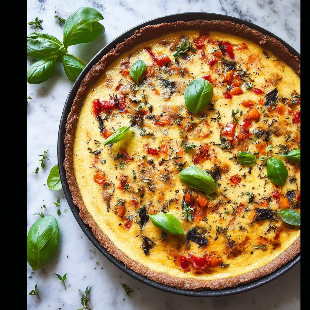 Roasted Ratatouille Quiche Recipe - Recipe Image