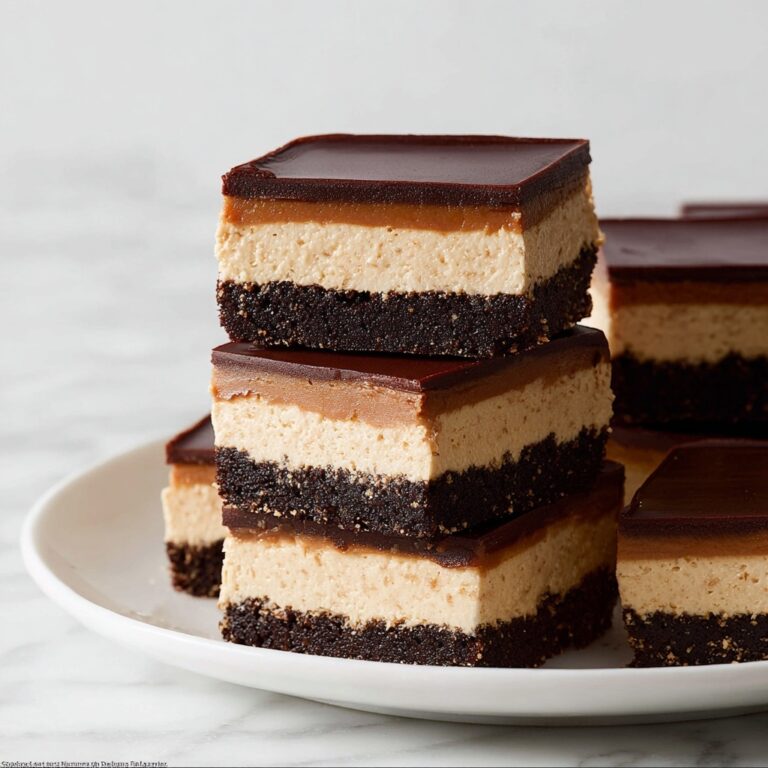 Chocolate Peanut Butter Cheesecake Bars Recipe