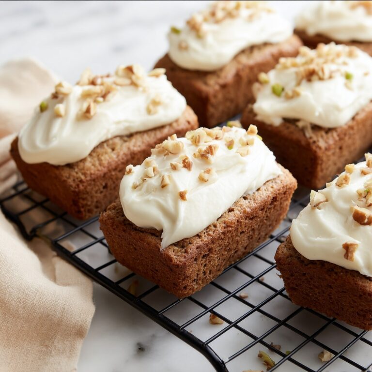 Mini Carrot Cake Loaves Recipe
