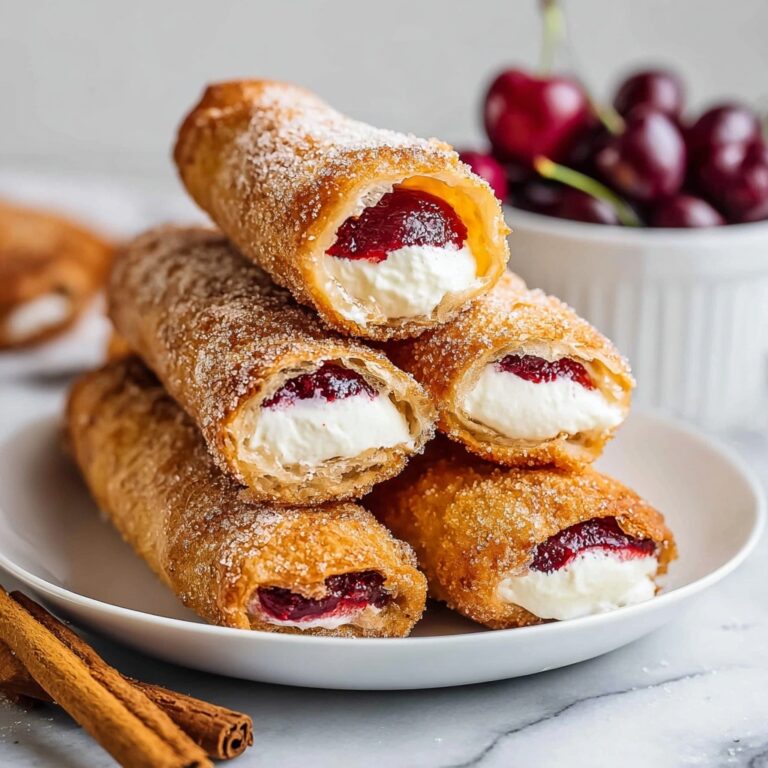 Cherry Cheesecake Egg Rolls Recipe